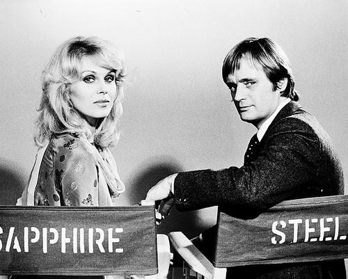 This is an image of 16276 Sapphire and Steel Photograph & Poster