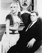 This is an image of 16778 Barbara Eden & Larry Hagman Photograph & Poster