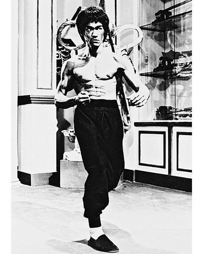 This is an image of 17406 Bruce Lee Photograph & Poster