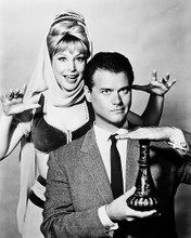 This is an image of 17564 Barbara Eden & Larry Hagman Photograph & Poster