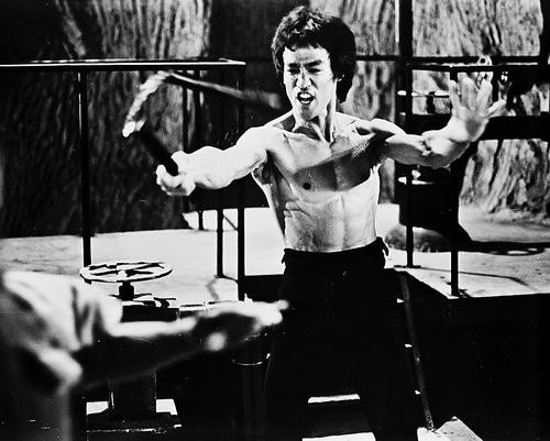 This is an image of 17607 Bruce Lee Photograph & Poster