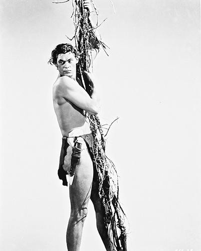 This is an image of 17994 Johnny Weissmuller Photograph & Poster