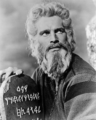 This is an image of 18184 Charlton Heston Photograph & Poster