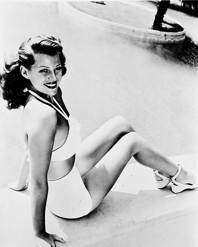 This is an image of 18314 Rita Hayworth Photograph & Poster