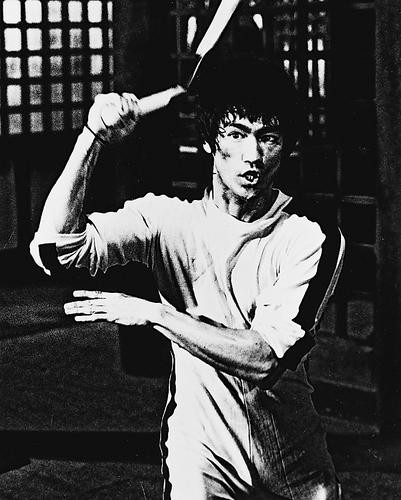 This is an image of 18336 Bruce Lee Photograph & Poster