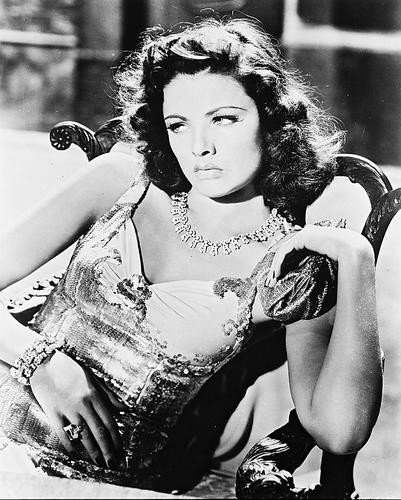 This is an image of 18835 Gene Tierney Photograph & Poster