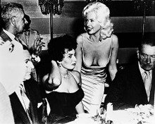This is an image of 19019 Jayne Mansfield & Sophia Loren Photograph & Poster
