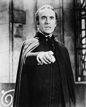 This is an image of 19344 Christopher Lee Photograph & Poster
