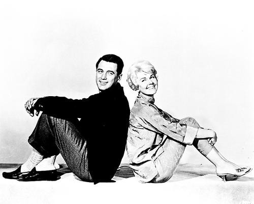 This is an image of 19819 Rock Hudson & Doris Day Photograph & Poster