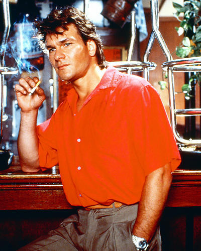 This is an image of 23844 Patrick Swayze Photograph & Poster