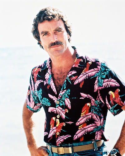 This is an image of 25368 Tom Selleck Photograph & Poster