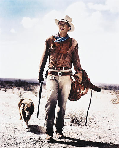 This is an image of 27505 John Wayne Photograph & Poster