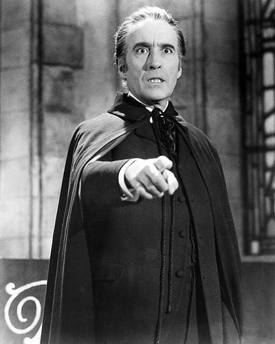 This is an image of 100228 Christopher Lee Photograph & Poster