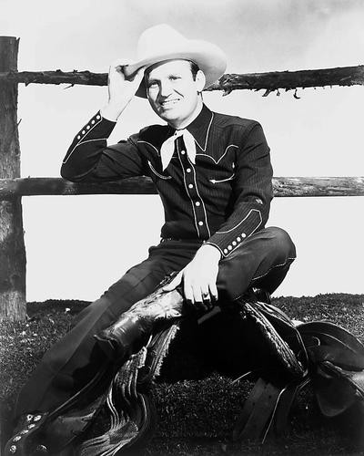 This is an image of 100299 Gene Autry Photograph & Poster