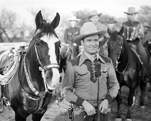 This is an image of 100416 Gene Autry Photograph & Poster