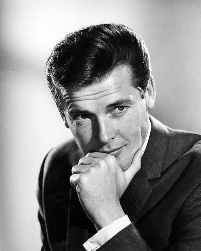 This is an image of 100483 Roger Moore Photograph & Poster