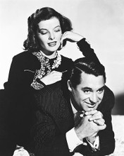 This is an image of 160222 Cary Grant & Katharine Hepburn Photograph & Poster