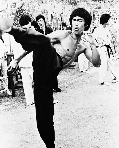 This is an image of 160250 Bruce Lee Photograph & Poster