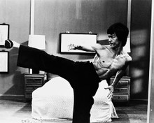 This is an image of 161074 Bruce Lee Photograph & Poster