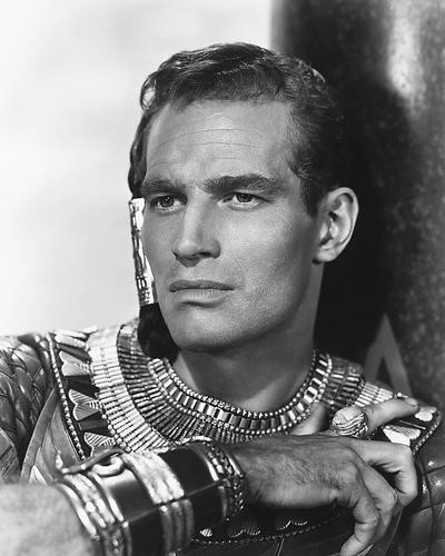 This is an image of 165104 Charlton Heston Photograph & Poster