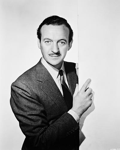 This is an image of 167143 David Niven Photograph & Poster