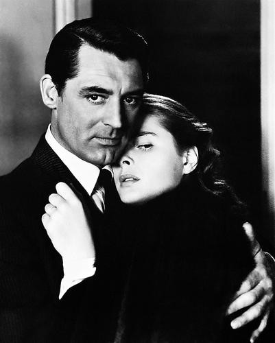 This is an image of 167207 Cary Grant & Ingrid Bergman Photograph & Poster