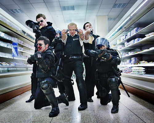 This is an image of 275584 Hot Fuzz Photograph & Poster
