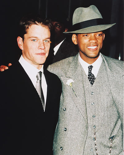 This is an image of 245168 Matt Damon & Will Smith Photograph & Poster