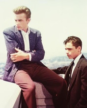 This is an image of 234879 James Dean & Sal Mineo Photograph & Poster