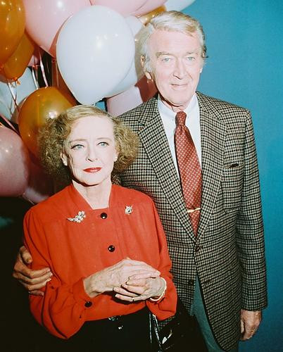 This is an image of 252151 James Stewart & Bette Davis Photograph & Poster
