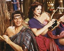 This is an image of 254574 Victor Mature & Hedy Lamaar Photograph & Poster