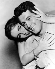This is an image of 187730 Rock Hudson & Elizabeth Taylor Photograph & Poster