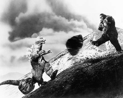 This is an image of 193612 King Kong Vs. Godzilla Photograph & Poster