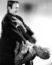 This is an image of 196179 Frankenstein Meets the Wolf Man Photograph & Poster