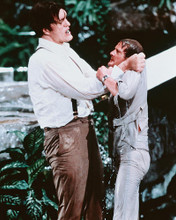 This is an image of 252065 Roger Moore & Richard Kiel Photograph & Poster