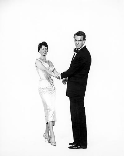 This is an image of 169872 Cary Grant & Sophia Loren Photograph & Poster
