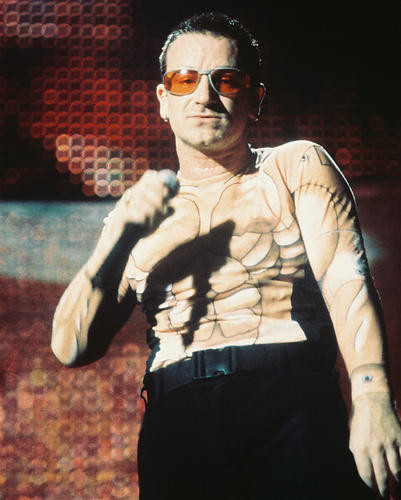 This is an image of 232308 Bono Photograph & Poster