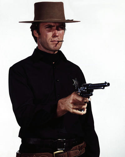 This is an image of 280845 Clint Eastwood Photograph & Poster