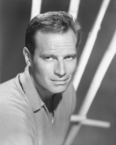 This is an image of 190312 Charlton Heston Photograph & Poster
