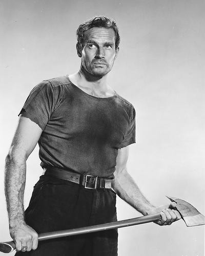 This is an image of 190314 Charlton Heston Photograph & Poster