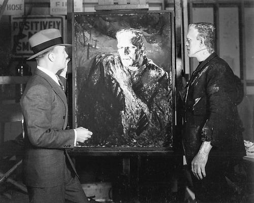 This is an image of 190723 Boris Karloff Photograph & Poster