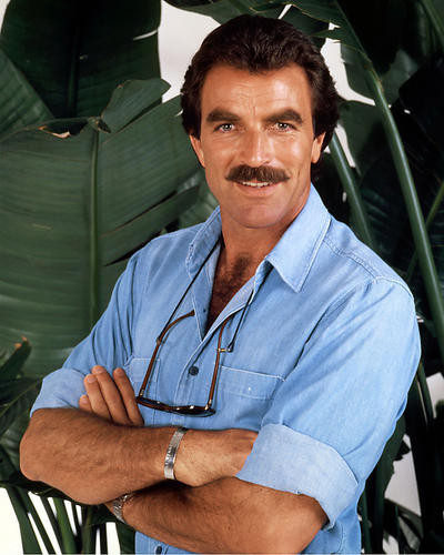 This is an image of 281839 Tom Selleck Photograph & Poster