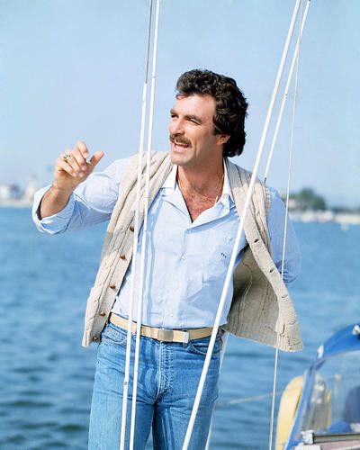 This is an image of 281840 Tom Selleck Photograph & Poster
