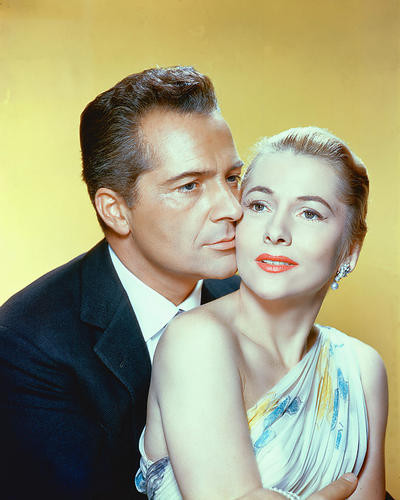 This is an image of 238380 Rossano Brazzi & Joan Fontaine Photograph & Poster