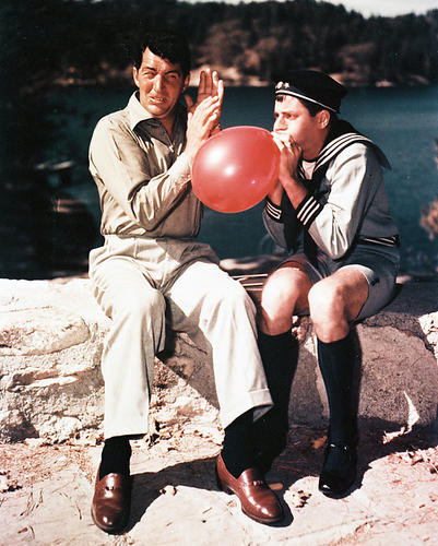 This is an image of 214492 Dean Martin & Jerry Lewis Photograph & Poster