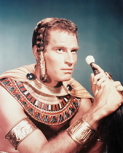 This is an image of 210243 Charlton Heston Photograph & Poster