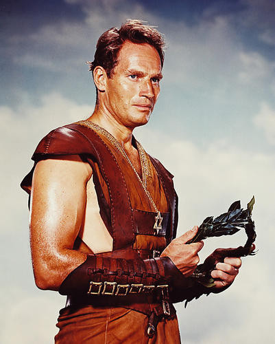 This is an image of 233916 Charlton Heston Photograph & Poster
