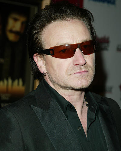 This is an image of 254277 Bono Photograph & Poster