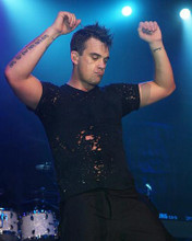 This is an image of 255592 Robbie Williams Photograph & Poster