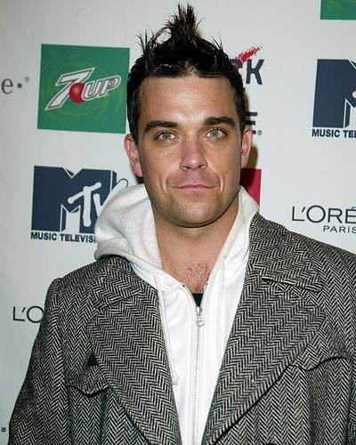 This is an image of 255593 Robbie Williams Photograph & Poster